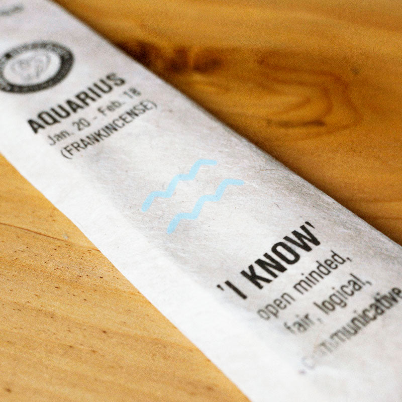 Zodiac Incense - Aquarius