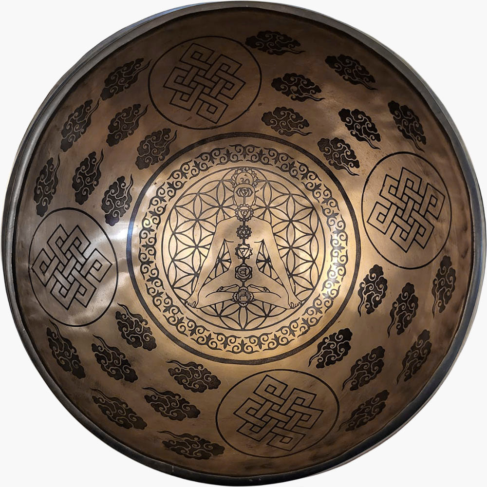 CUENCO TIBETANO GRABADO O CLÁSICO 55 CM (RESERVA)