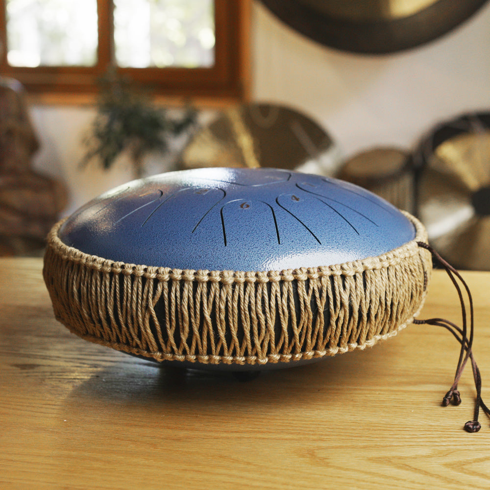 STEEL DRUM 13 NOTAS 12 PULGADAS - AZUL