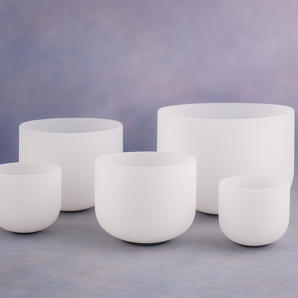 SET ARMÓNICO 5 CUENCOS - SOL3 (14") DO4 (13") MI4 (10") SOL4 (11") DO5 (8") 💙 LIBERA TU VOZ (RESERVA)