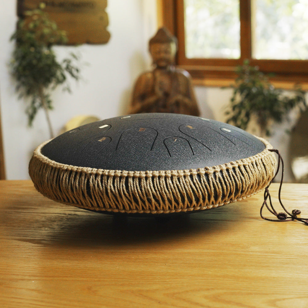 STEEL DRUM 15 NOTAS 14 PULGADAS - AZUL MARINO