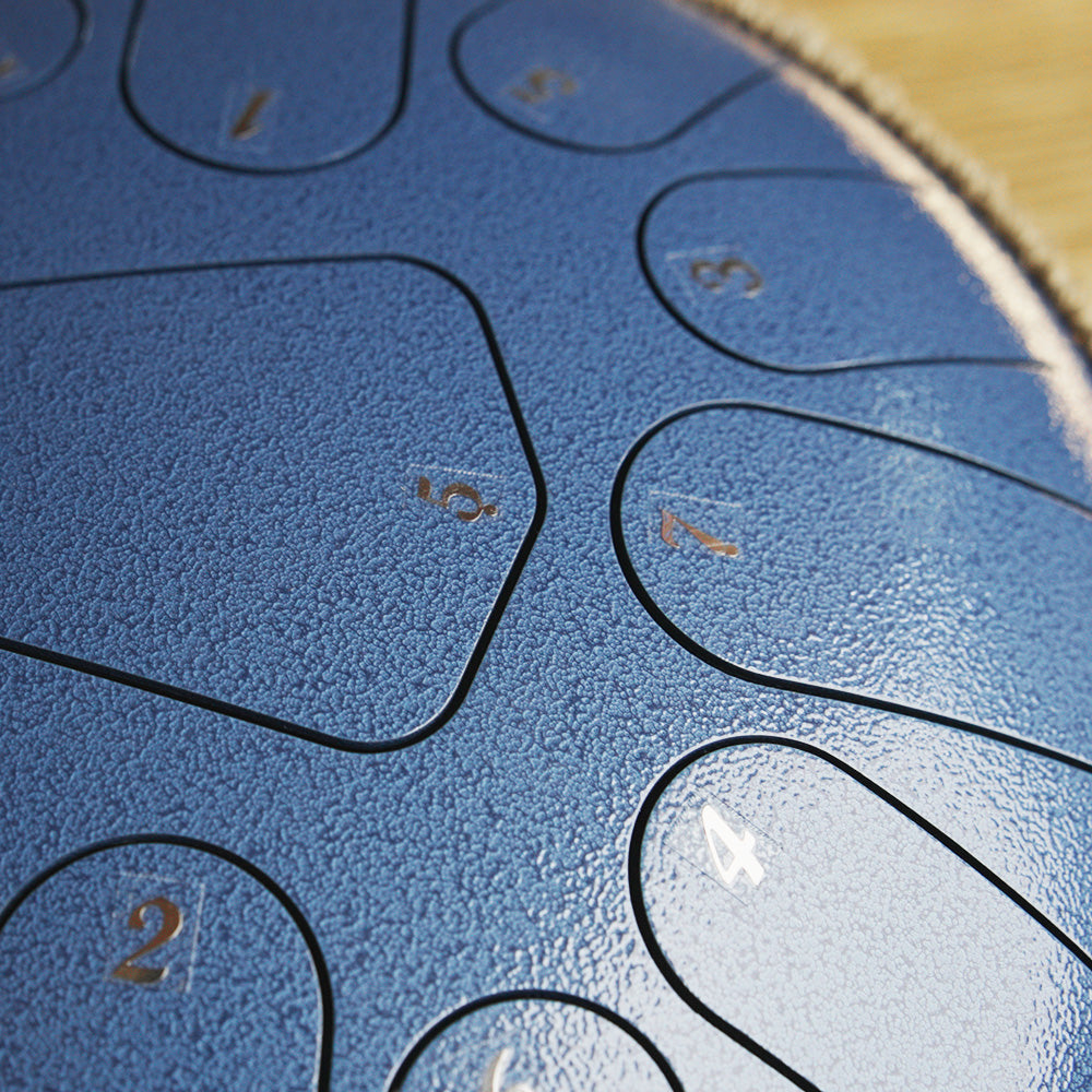 STEEL DRUM 13 NOTAS 12 PULGADAS - AZUL