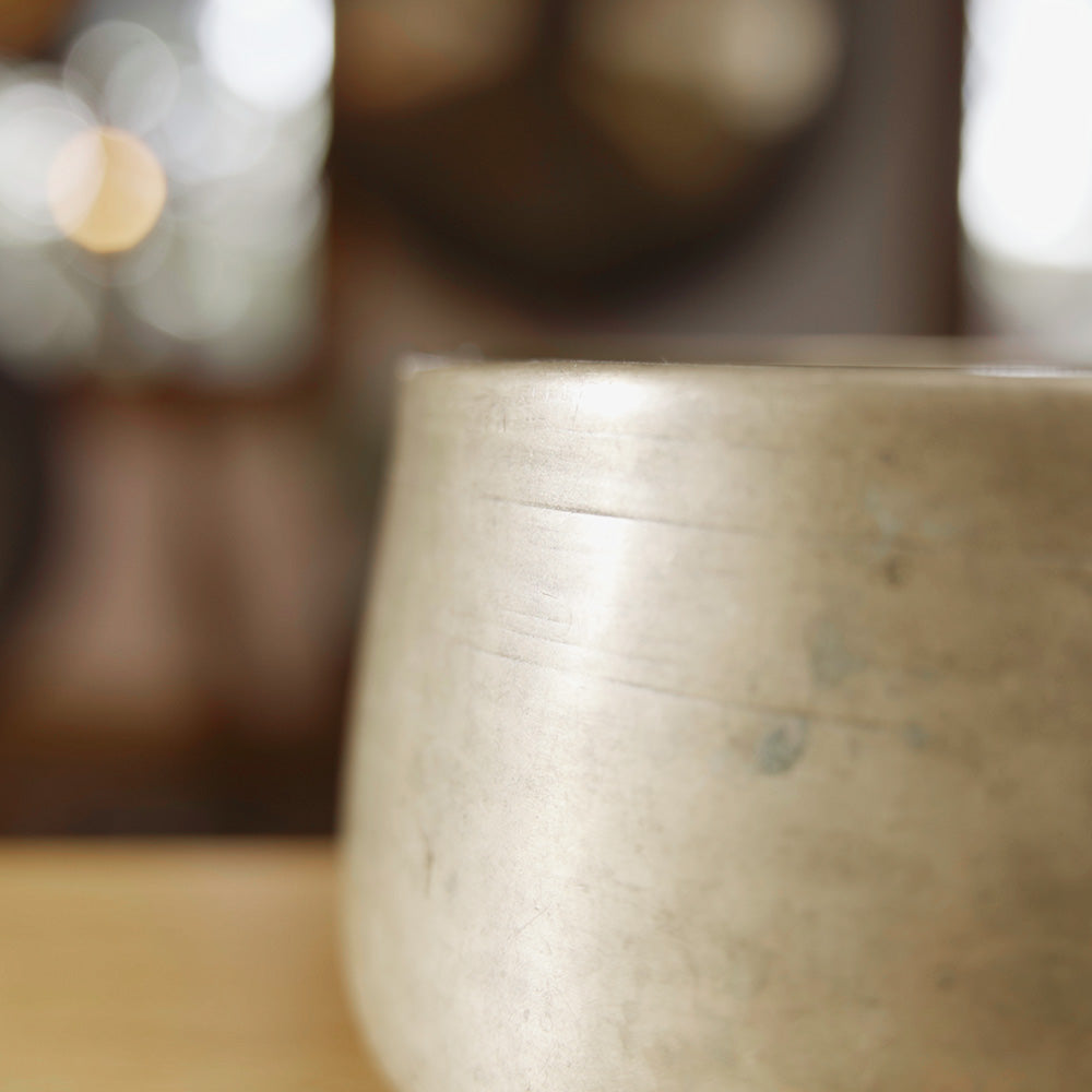 CUENCO TIBETANO ANTIGUO THADOBATI (RE# - 16 CM)