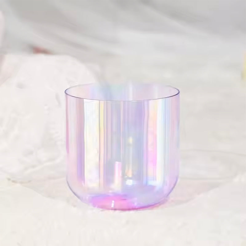 "PURPLE RAY ALCHEMY" CUENCO DE CRISTAL DE CUARZO - 6" A 11", AFINACIÓN 432 HZ (RESERVA)