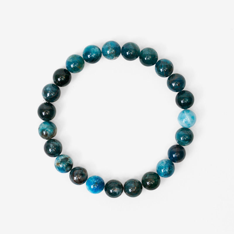PULSERA ELÁSTICA APATITA (8 MM)