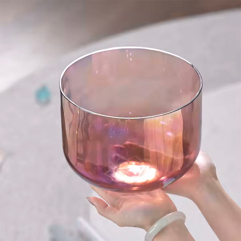 "ARIA ALCHEMY" CUENCO DE CRISTAL DE CUARZO - 6" A 9" AFINACIÓN 432 HZ (RESERVA)