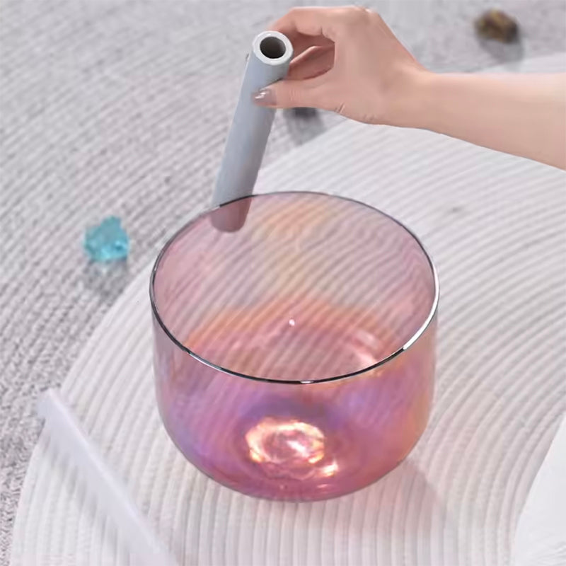 "ARIA ALCHEMY" CUENCO DE CRISTAL DE CUARZO - 6" A 9" AFINACIÓN 432 HZ (RESERVA)