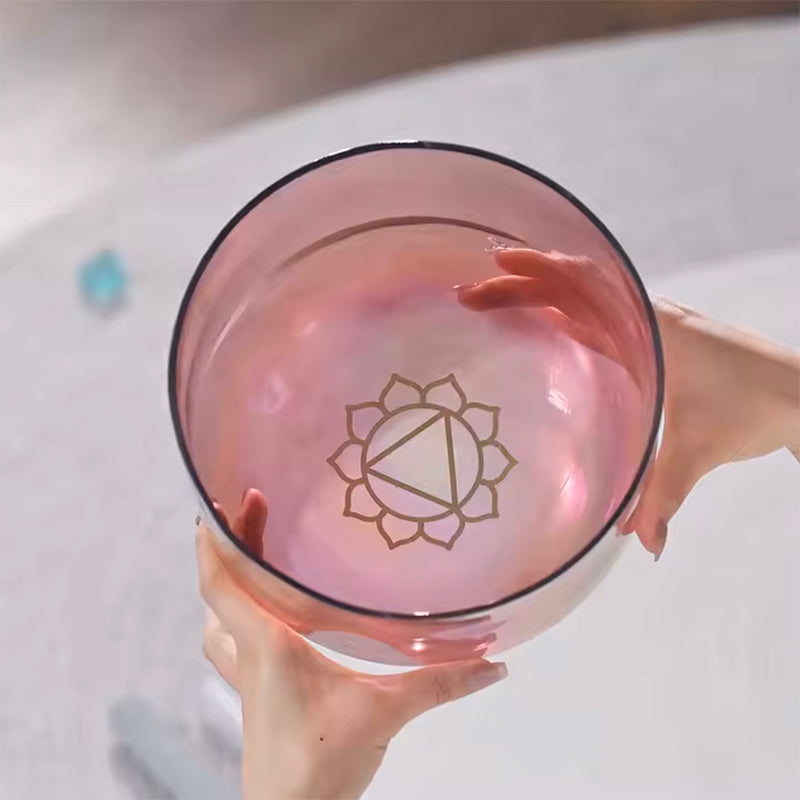 "ARIA ALCHEMY" CUENCO DE CRISTAL DE CUARZO - 6" A 9" AFINACIÓN 432 HZ (RESERVA)