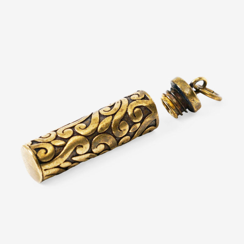 COLGANTE DE BRONCE COFRE DE DESEOS