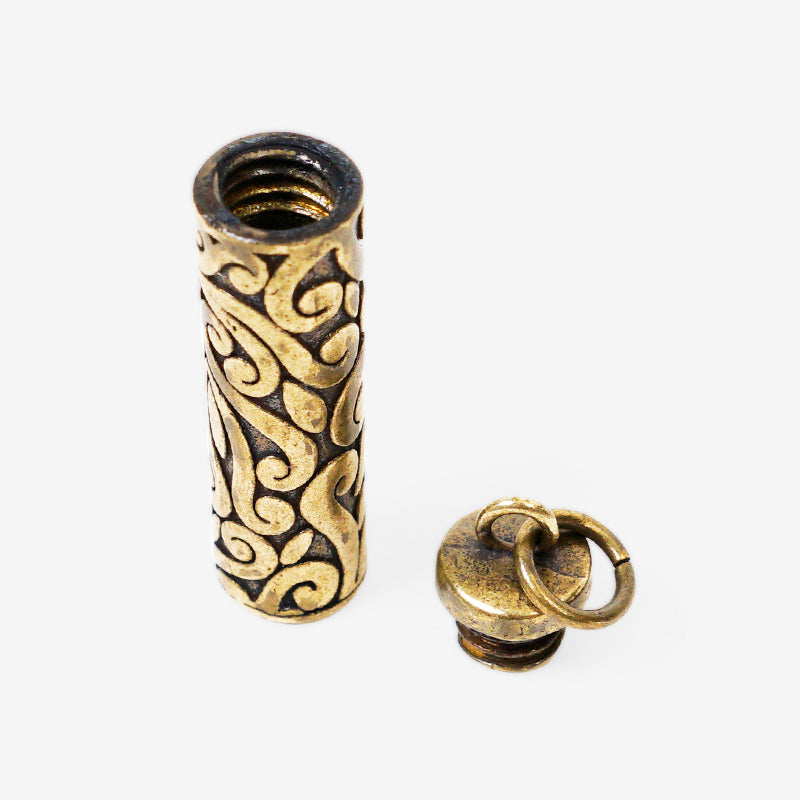 COLGANTE DE BRONCE COFRE DE DESEOS