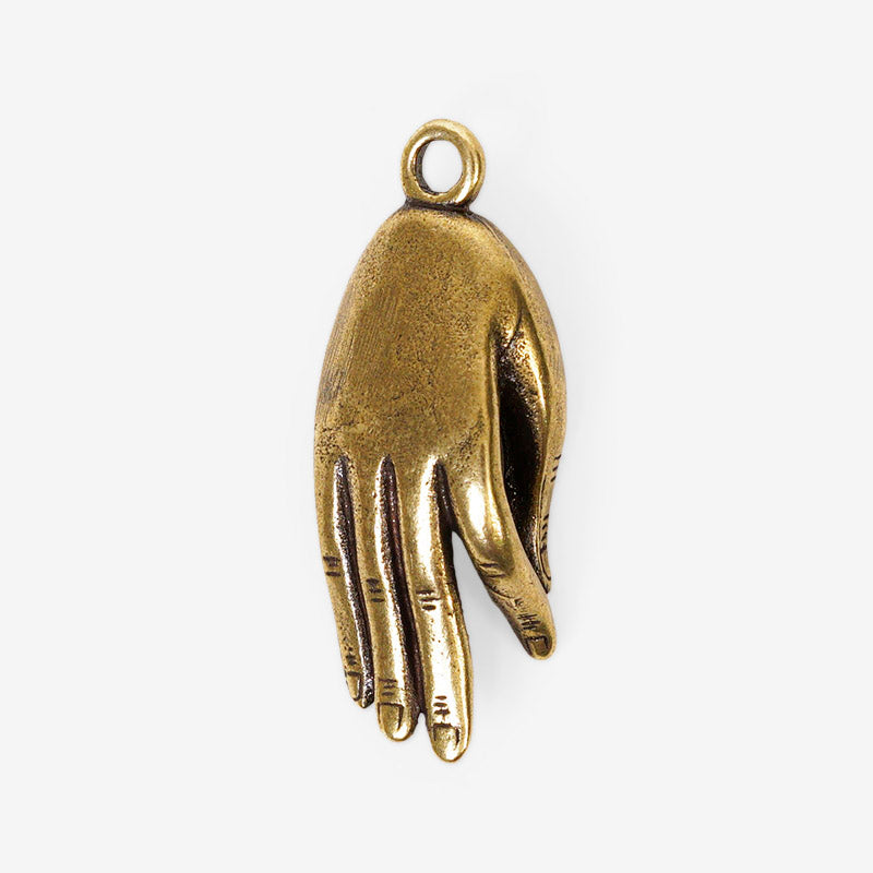 COLGANTE DE BRONCE MANO MUDRA