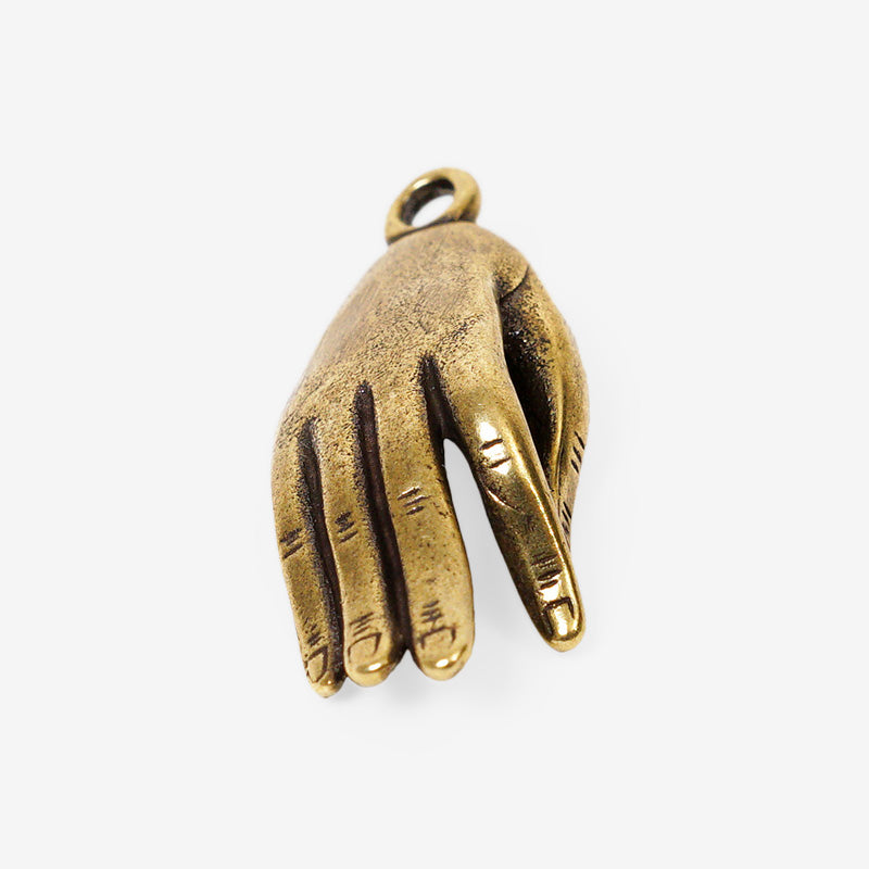 COLGANTE DE BRONCE MANO MUDRA