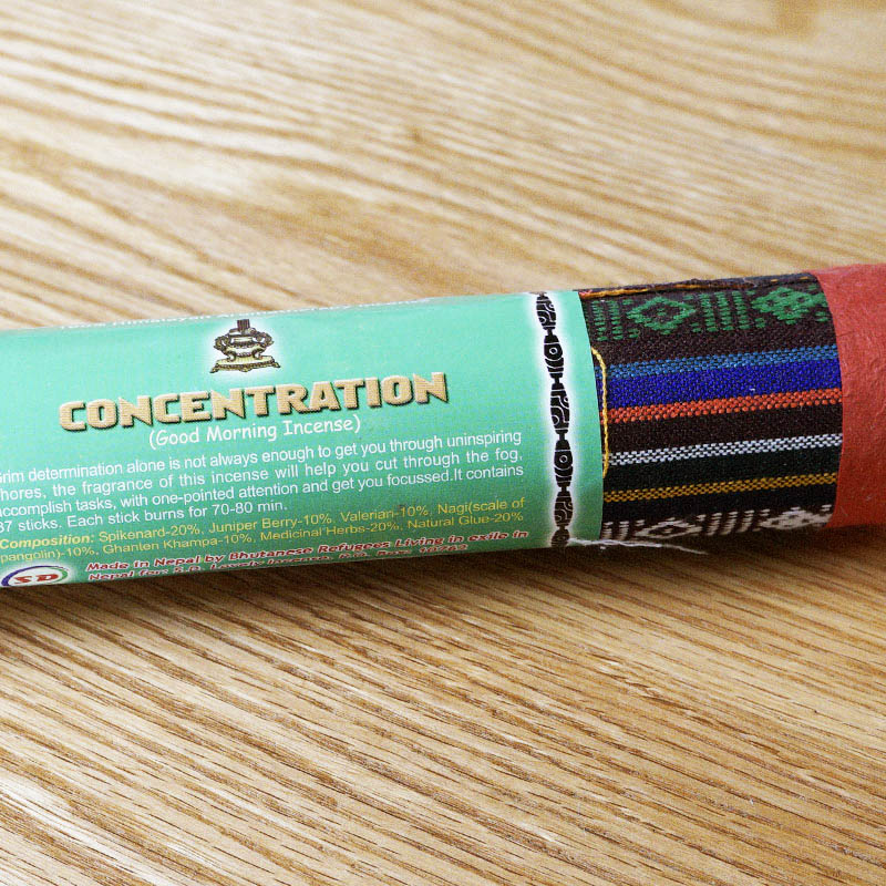 Himalayan Aromatherapy Incense - Concentration