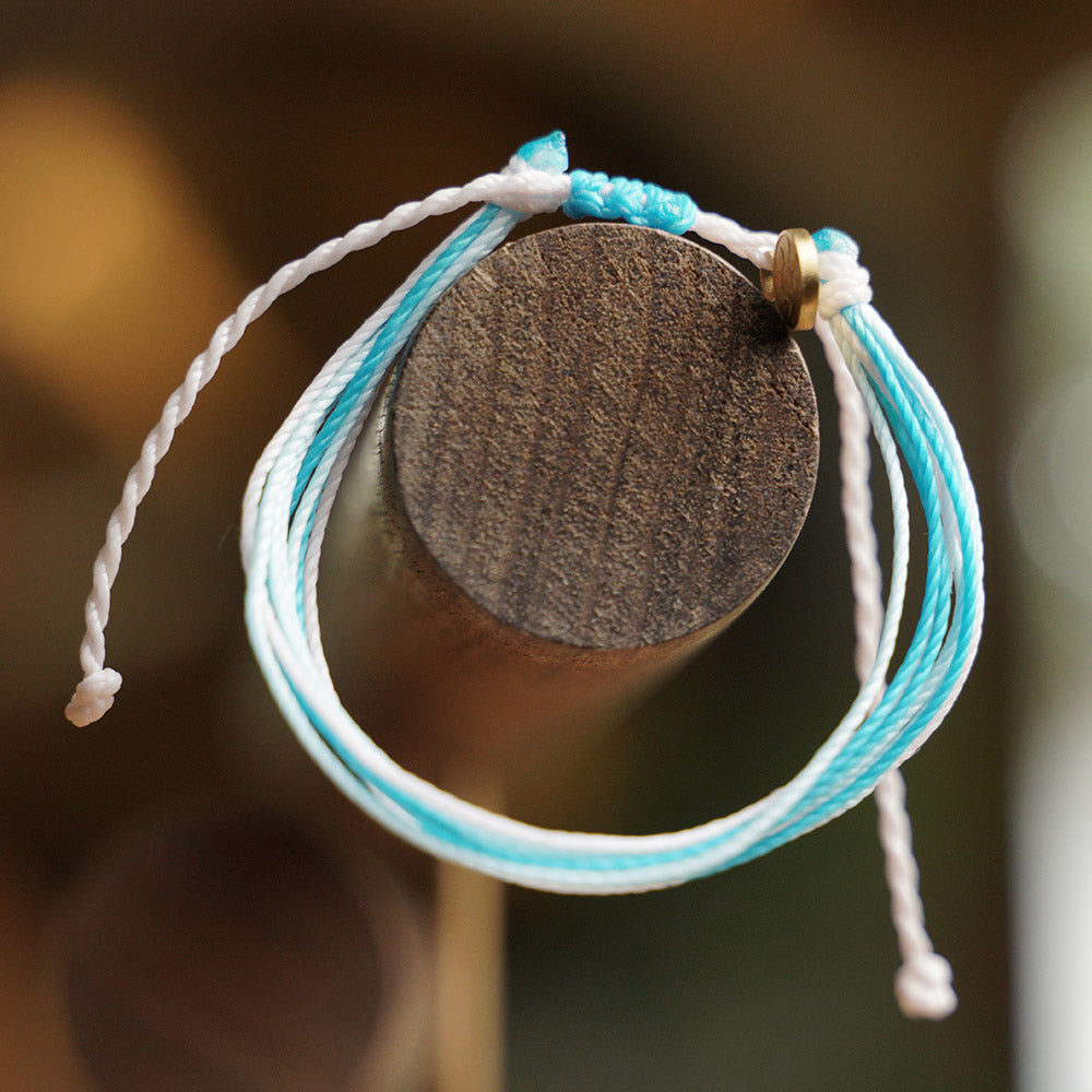 PULSERA AJUSTABLE HILO ENCERADO “RIGEL”