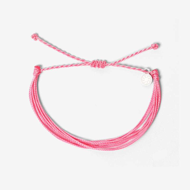 PULSERA AJUSTABLE HILO ENCERADO “COSMICA ORIGINAL ROSA”