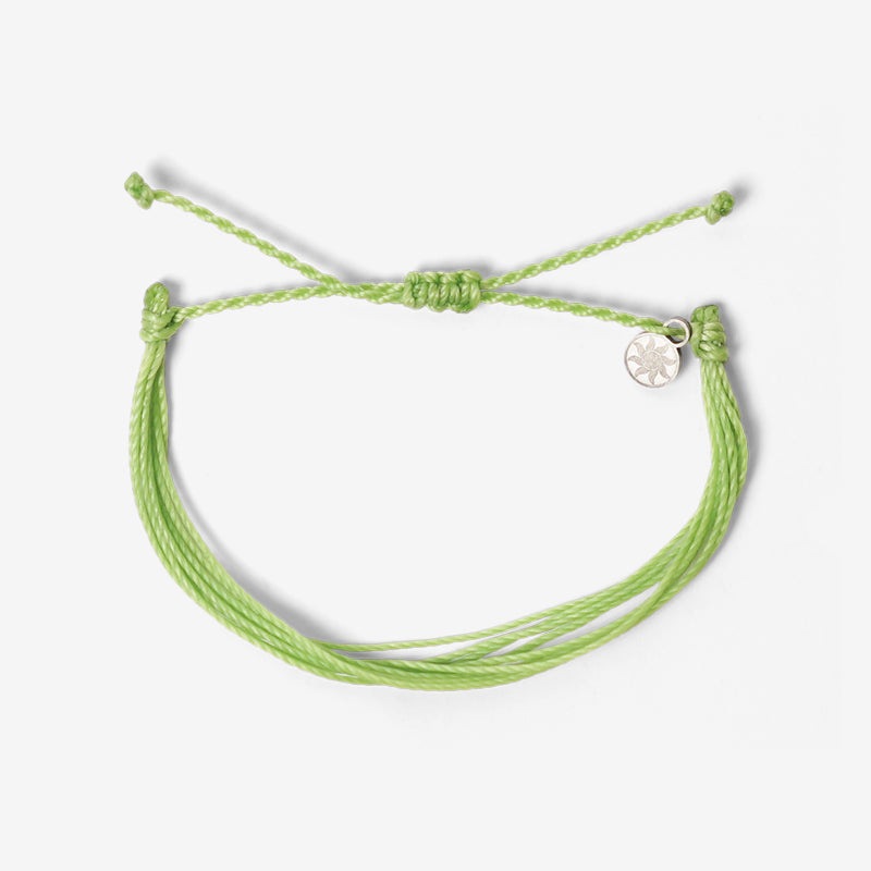 PULSERA AJUSTABLE HILO ENCERADO “COSMICA ORIGINAL VERDE”