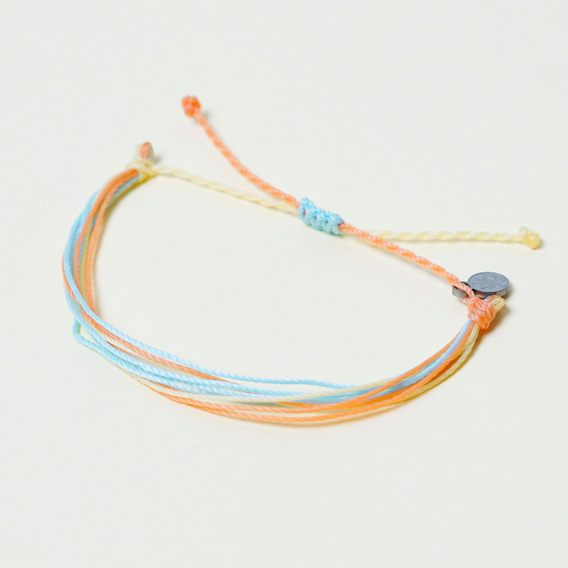 PULSERA AJUSTABLE HILO ENCERADO “LUZ DEL AMANECER”