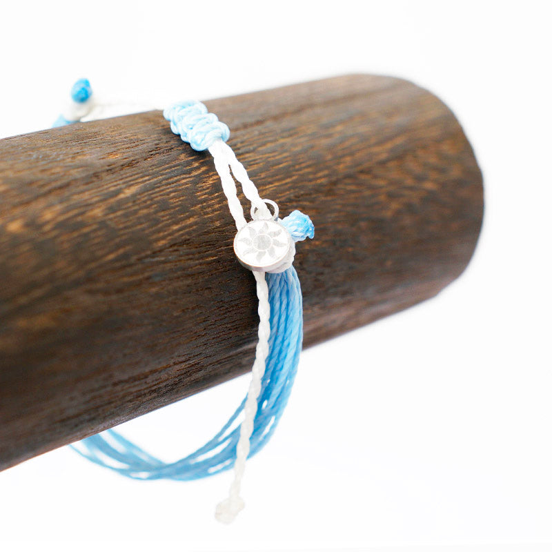 PULSERA AJUSTABLE HILO ENCERADO “GALAXIA DEL ESPEJO”