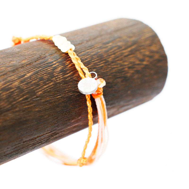 PULSERA AJUSTABLE HILO ENCERADO “JÚPITER”