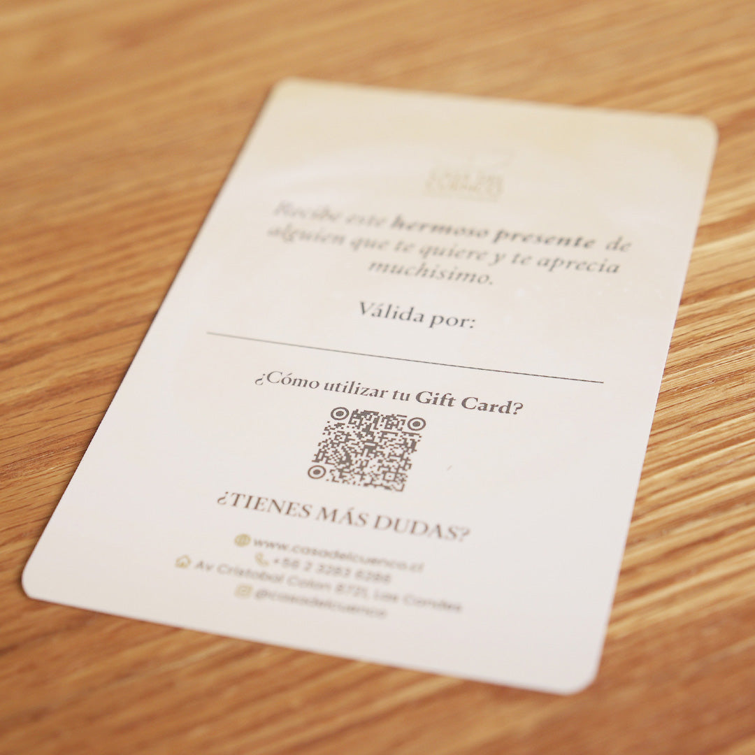 Gift Card Electrónica - Sesión de Sonoterapia