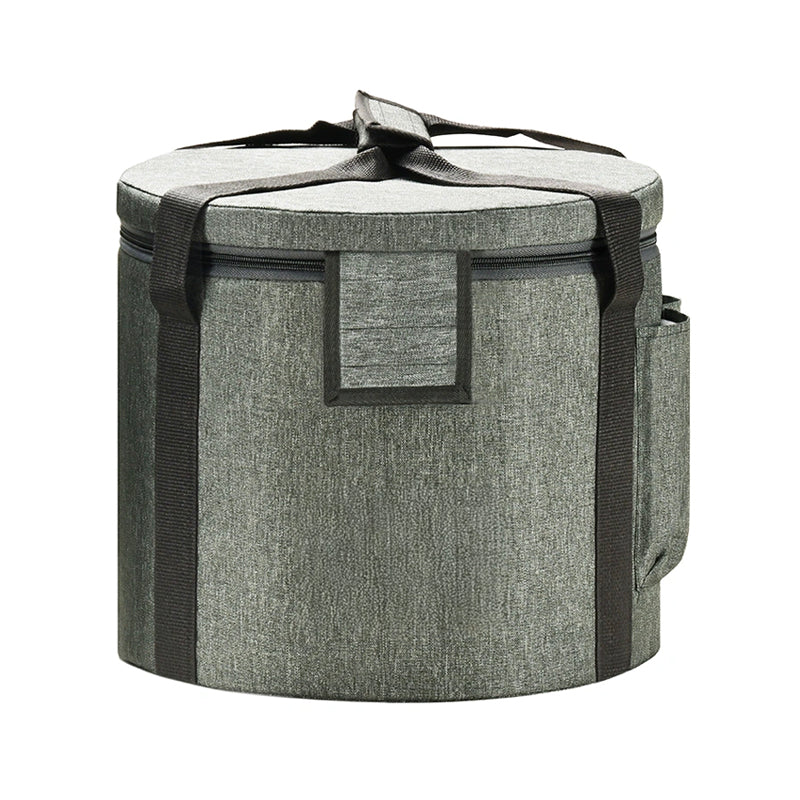 BOLSO DE CUENCO DE CUARZO GRIS 9 PULGADAS