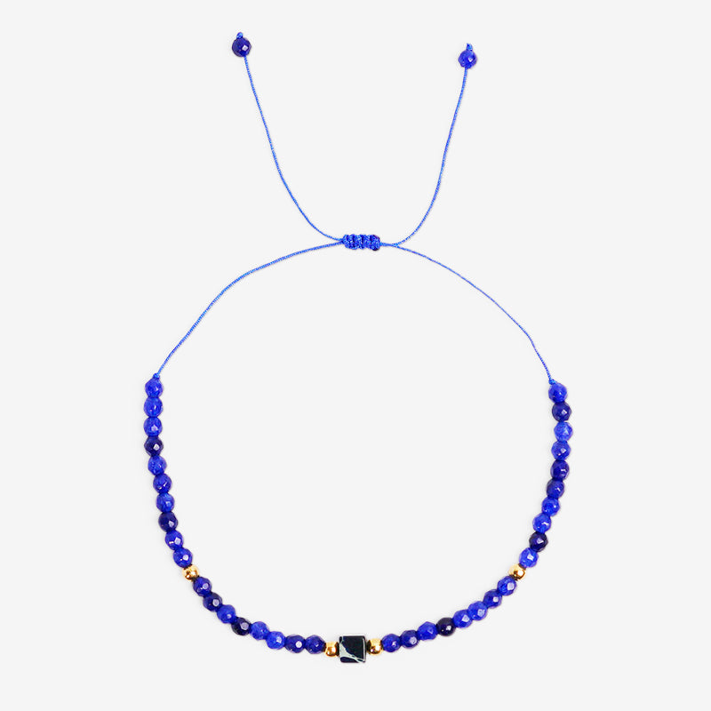 PULSERA AJUSTABLE MIYUKI LAPISLÁZULI (3 MM)