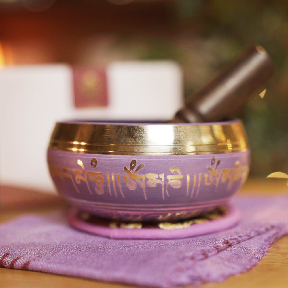 CUENCO TIBETANO MANTRA - LLAMA VIOLETA💜