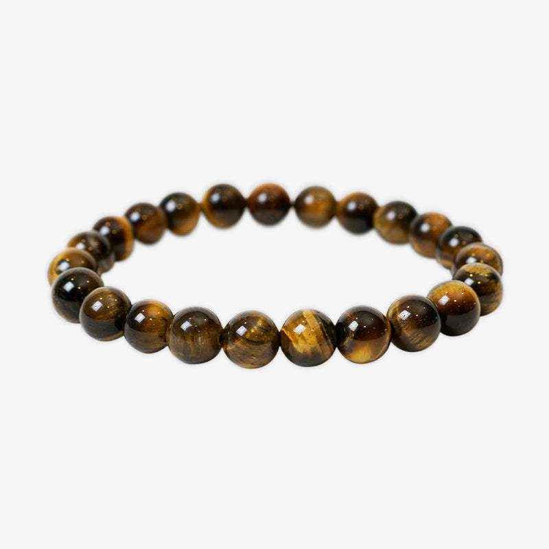 PULSERA ELÁSTICA OJO DE TIGRE (8 MM)