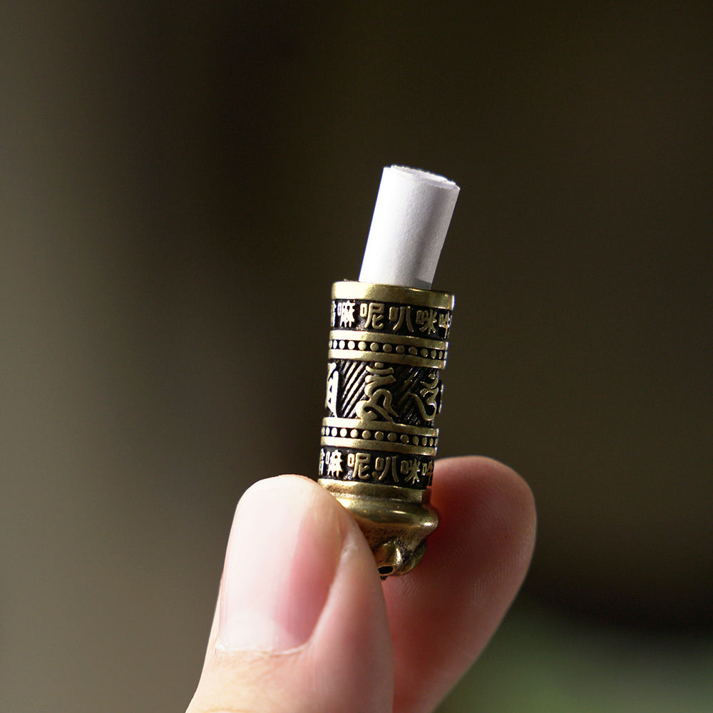 COLGANTE DE BRONCE COFRE DE DESEOS