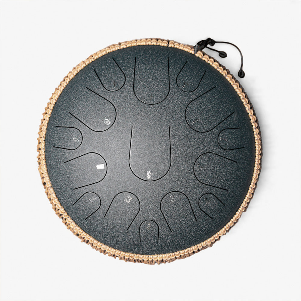 STEEL DRUM 15 NOTAS 14 PULGADAS - AZUL MARINO