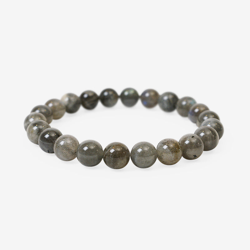 PULSERA ELÁSTICA LABRADORITA (8 MM)