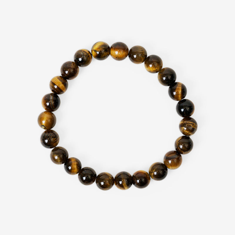 PULSERA ELÁSTICA OJO DE TIGRE (8 MM)