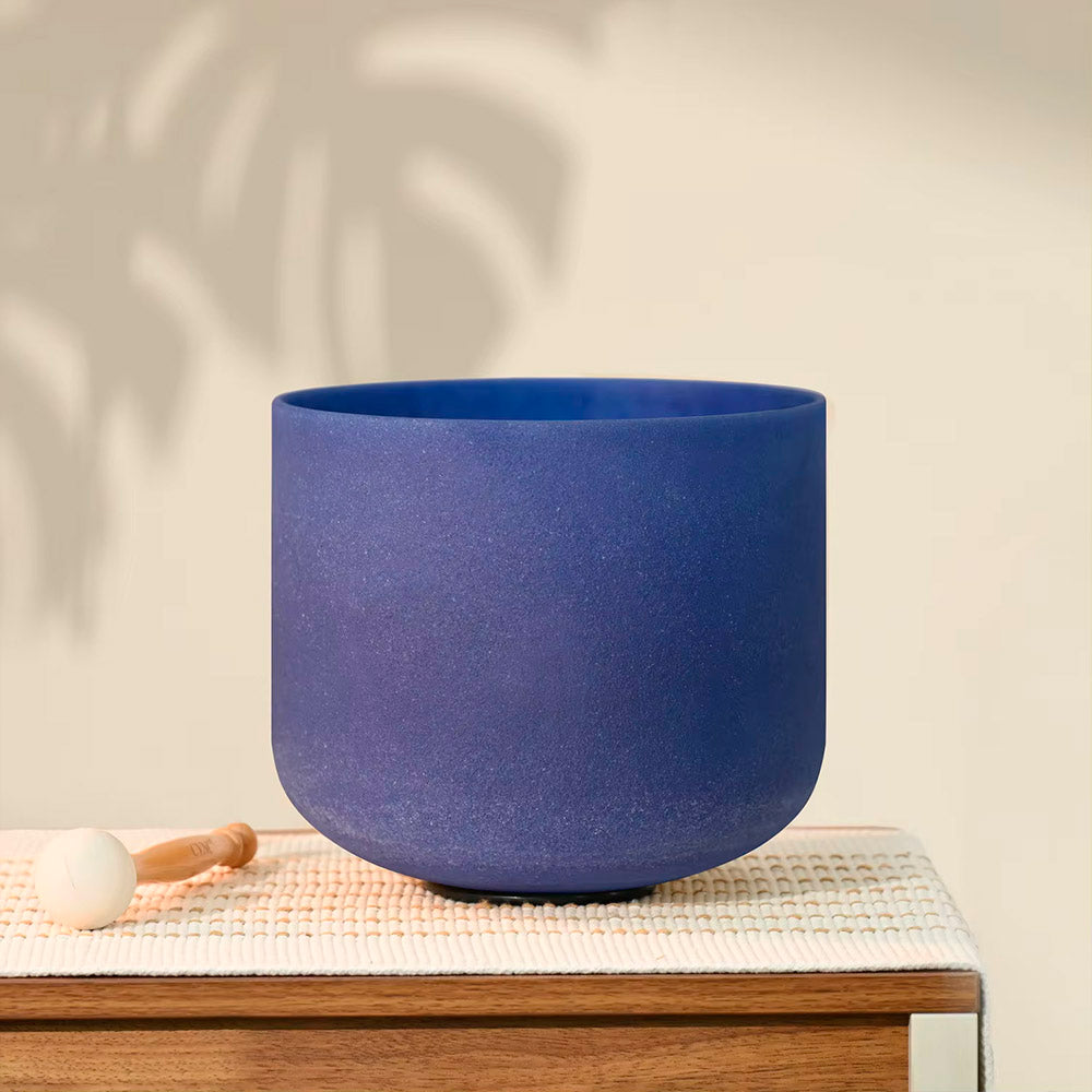 CUARZO BLANCO CON ZAFIRO - 8" A 11", 432 HZ TONO PERFECTO (RESERVA)