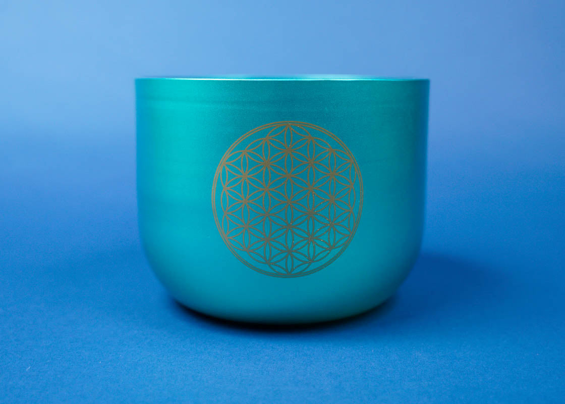 Cuenco Titanio (7 Pulgadas - Fa) - Cuencos Tibetanos Cuencos Cuencos de Cuarzo Nepal Cuencos Cantores Cuarzos Sonoterapia Japamala Pulseras Banderas de Oracion Tingshas Campanas