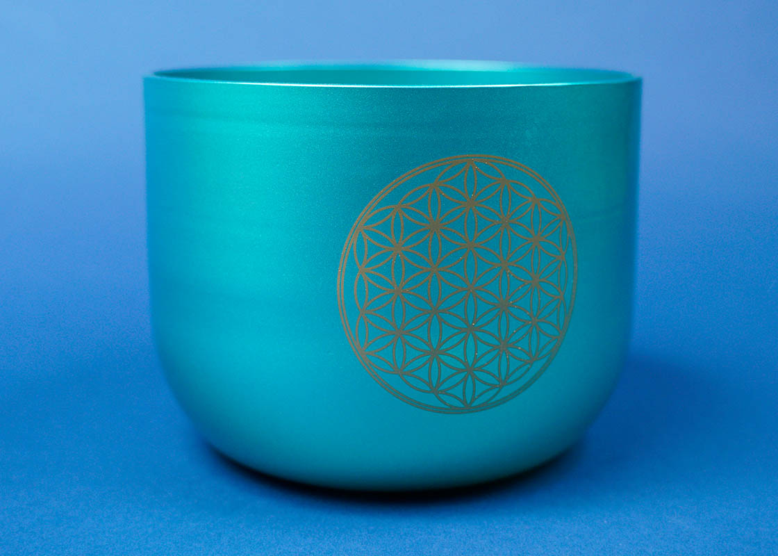 Cuenco Titanio (7 Pulgadas - Fa) - Cuencos Tibetanos Cuencos Cuencos de Cuarzo Nepal Cuencos Cantores Cuarzos Sonoterapia Japamala Pulseras Banderas de Oracion Tingshas Campanas