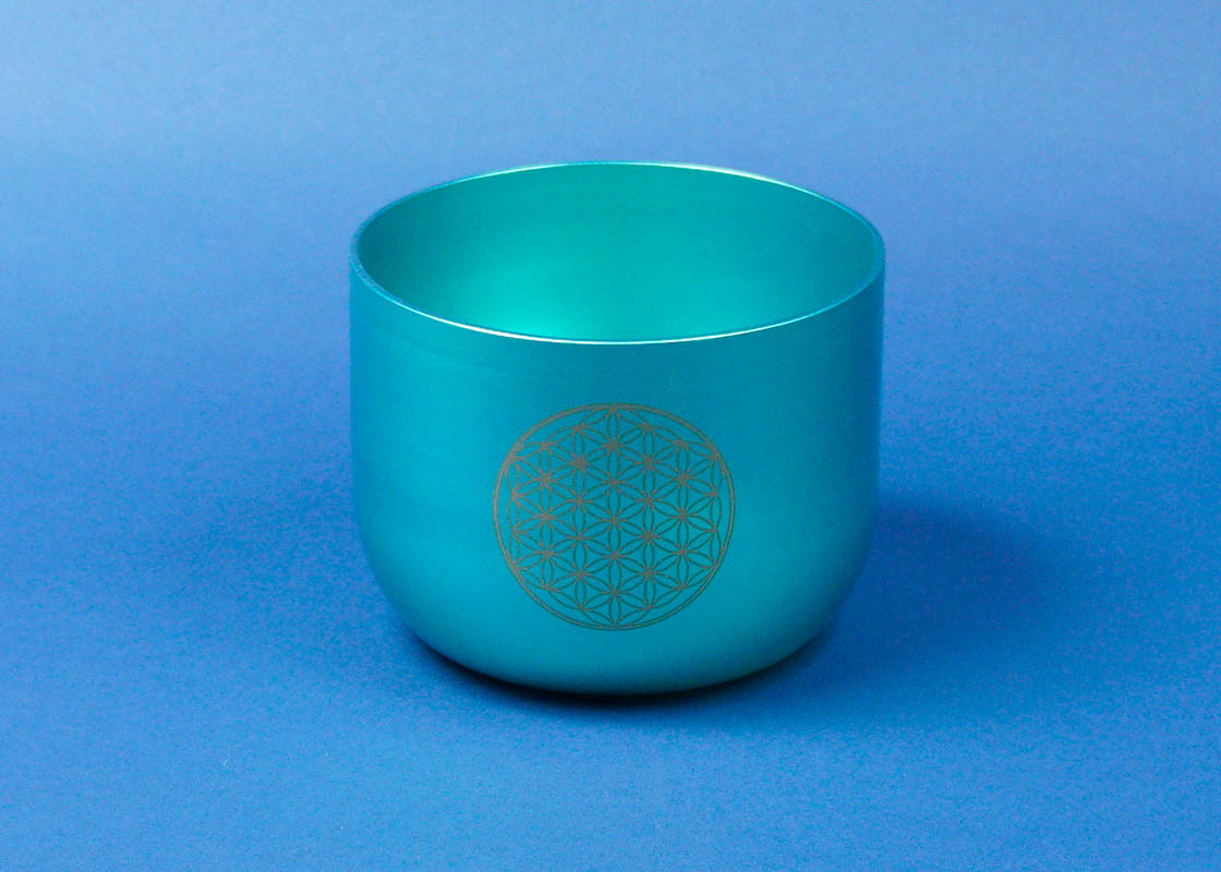 Cuenco Titanio (7 Pulgadas - Fa) - Cuencos Tibetanos Cuencos Cuencos de Cuarzo Nepal Cuencos Cantores Cuarzos Sonoterapia Japamala Pulseras Banderas de Oracion Tingshas Campanas