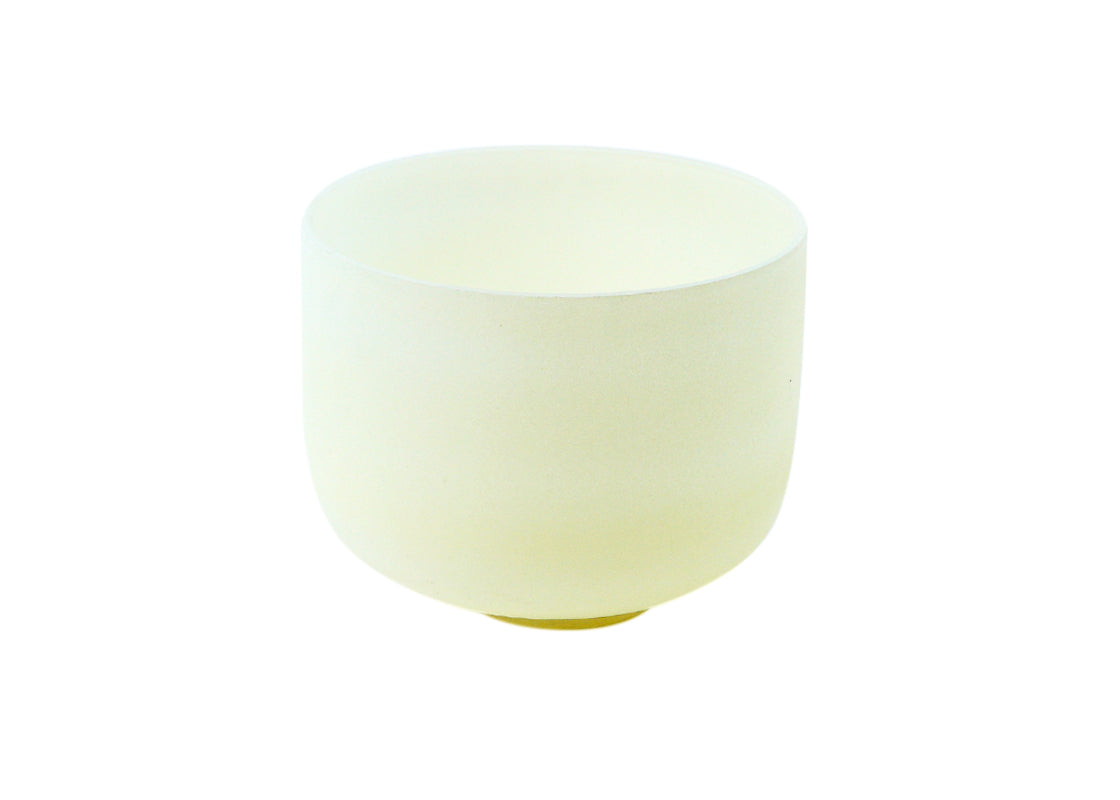 Cuenco de Cuarzo Color 10 Pulgadas (Mi - Amarillo) - Cuencos Tibetanos Cuencos Cuencos de Cuarzo Nepal Cuencos Cantores Cuarzos Sonoterapia Japamala Pulseras Banderas de Oracion Tingshas Campanas