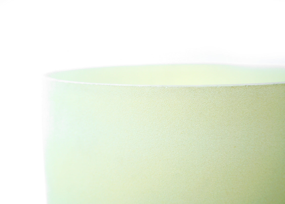 Cuenco de Cuarzo Color 10 Pulgadas (Mi - Amarillo) - Cuencos Tibetanos Cuencos Cuencos de Cuarzo Nepal Cuencos Cantores Cuarzos Sonoterapia Japamala Pulseras Banderas de Oracion Tingshas Campanas