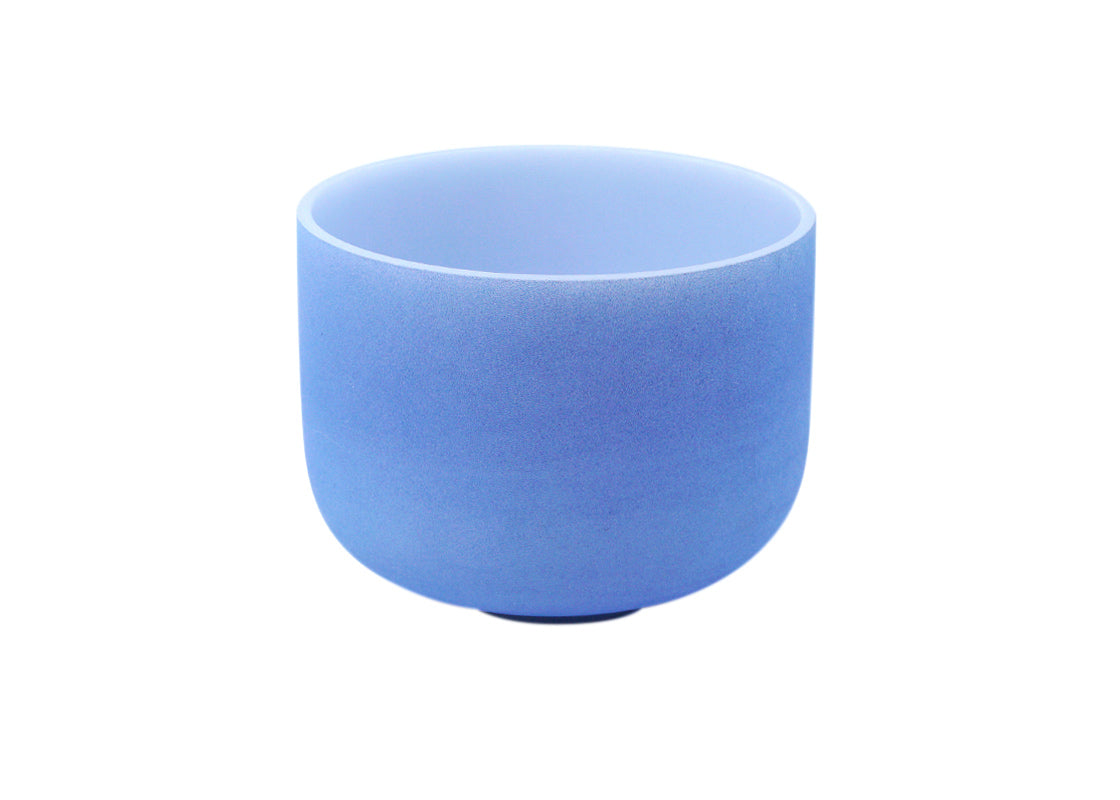 Cuenco de Cuarzo Color 10 Pulgadas (La - Azul) - Cuencos Tibetanos Cuencos Cuencos de Cuarzo Nepal Cuencos Cantores Cuarzos Sonoterapia Japamala Pulseras Banderas de Oracion Tingshas Campanas