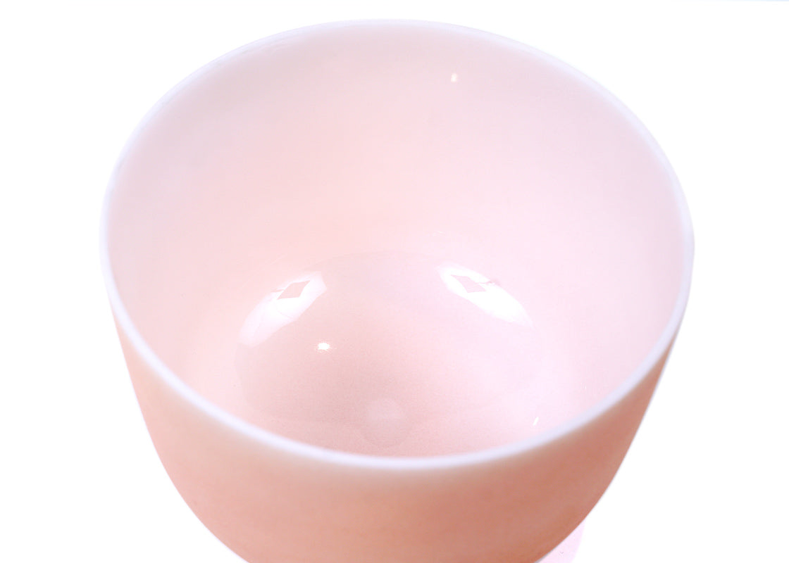 Cuenco de Cuarzo Color 10 Pulgadas (Re - Naranja) - Cuencos Tibetanos Cuencos Cuencos de Cuarzo Nepal Cuencos Cantores Cuarzos Sonoterapia Japamala Pulseras Banderas de Oracion Tingshas Campanas