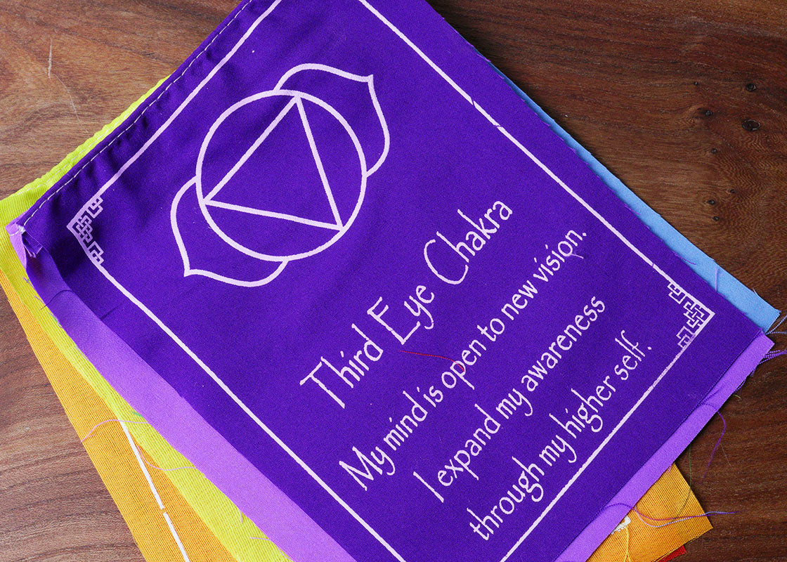 BANDERA 7 CHAKRAS - PEQUEÑA