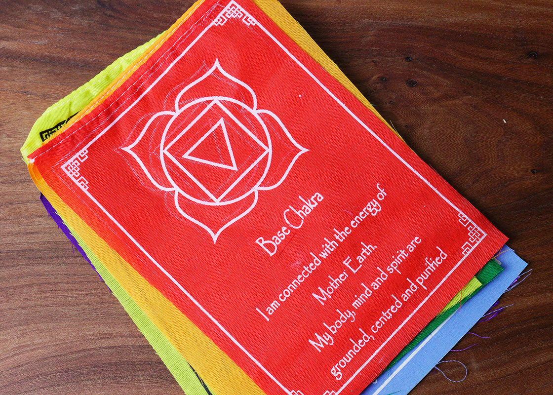 BANDERA 7 CHAKRAS - PEQUEÑA