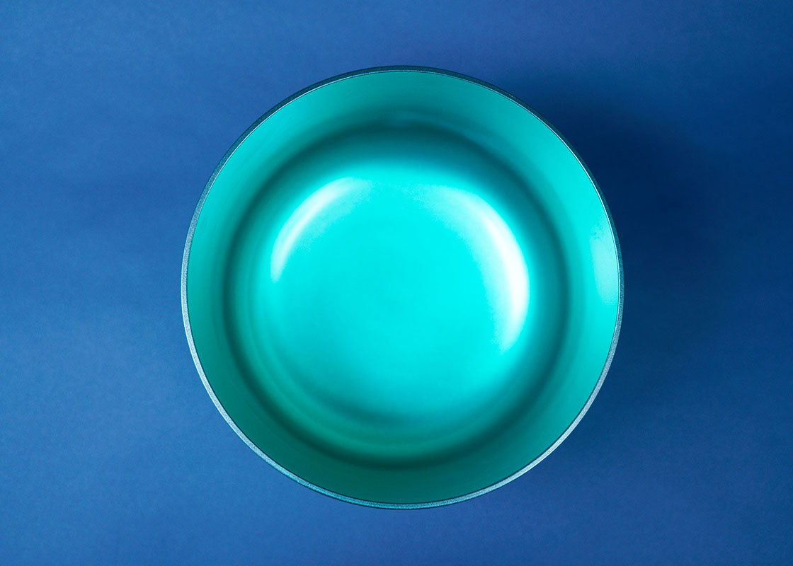 Cuenco Titanio (7 Pulgadas - Fa) - Cuencos Tibetanos Cuencos Cuencos de Cuarzo Nepal Cuencos Cantores Cuarzos Sonoterapia Japamala Pulseras Banderas de Oracion Tingshas Campanas