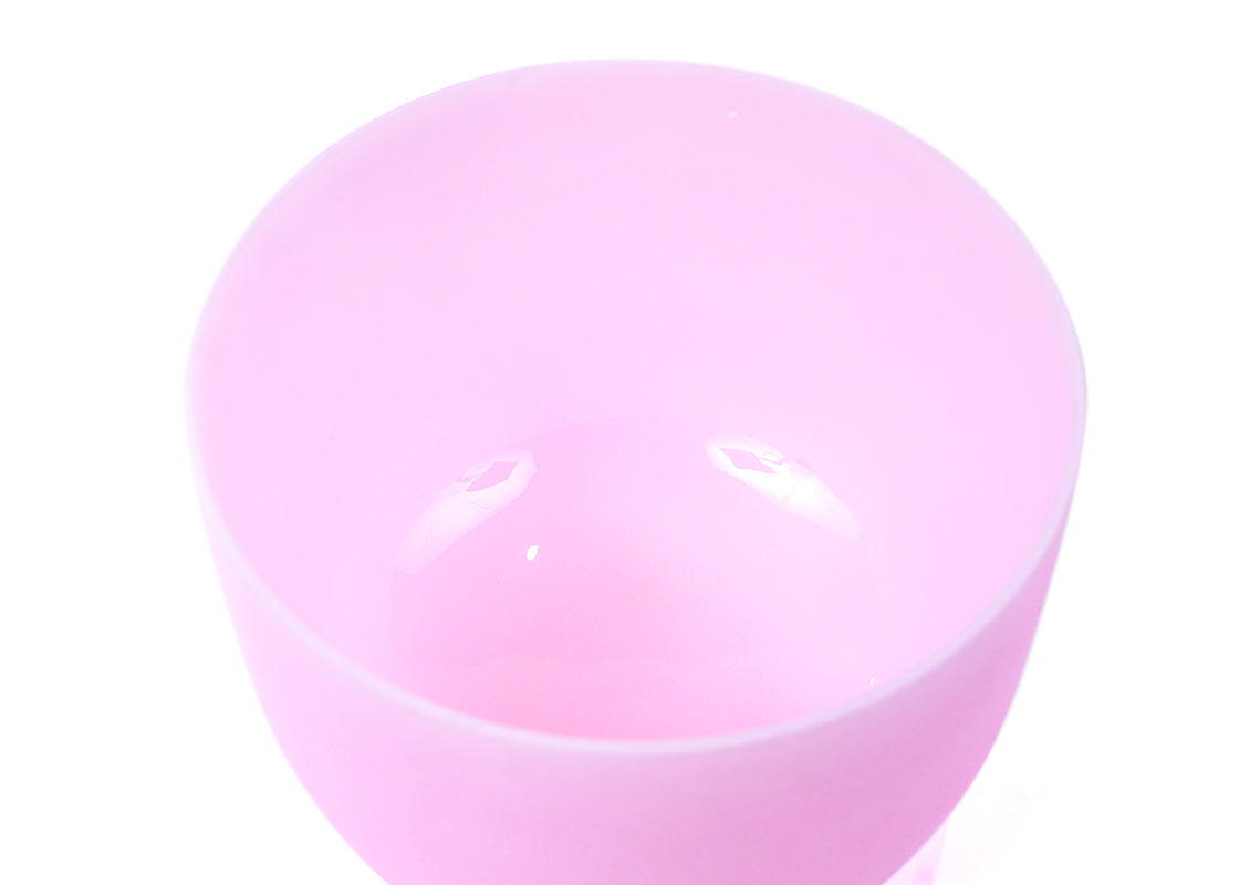 Cuenco de Cuarzo Color 10 Pulgadas (Do - Rosado) - Cuencos Tibetanos Cuencos Cuencos de Cuarzo Nepal Cuencos Cantores Cuarzos Sonoterapia Japamala Pulseras Banderas de Oracion Tingshas Campanas