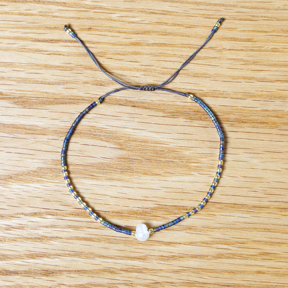 PULSERA AJUSTABLE MIYUKI CRISTAL 