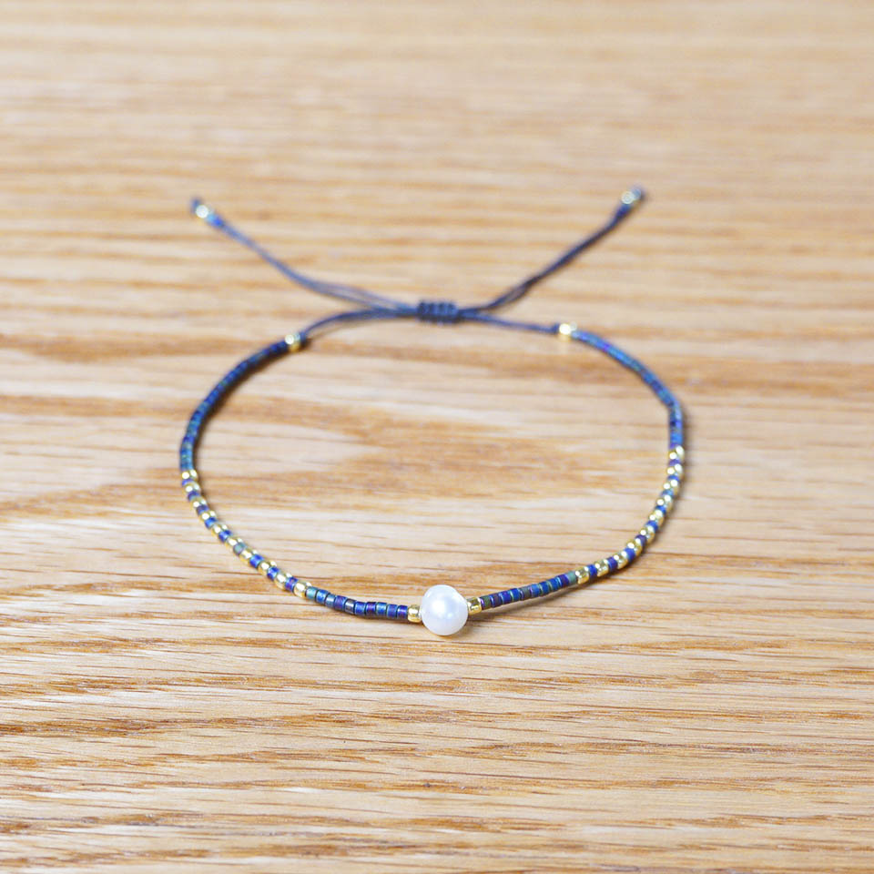 PULSERA AJUSTABLE MIYUKI CRISTAL 