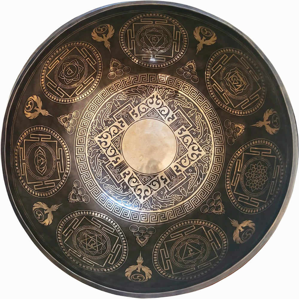 CUENCO TIBETANO GRABADO O CLÁSICO 45 CM (RESERVA)