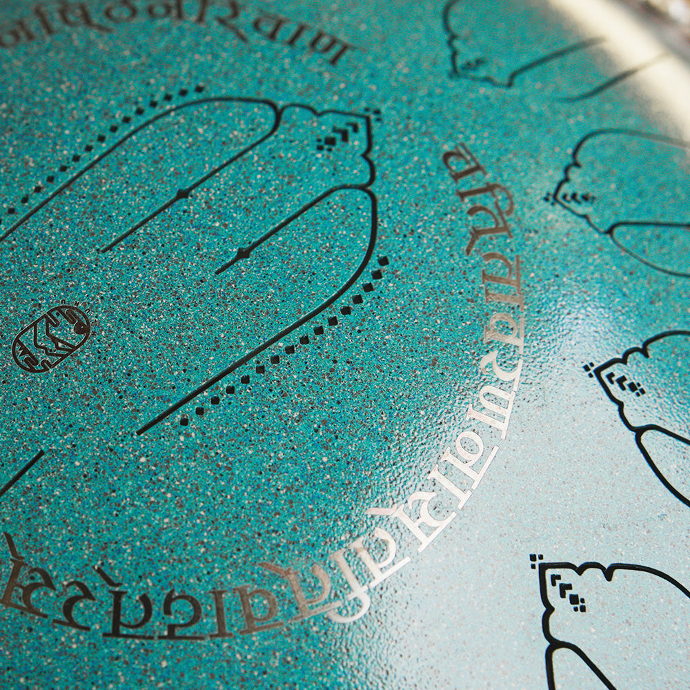 STEEL DRUM 15 NOTAS 14 PULGADAS - VERDE