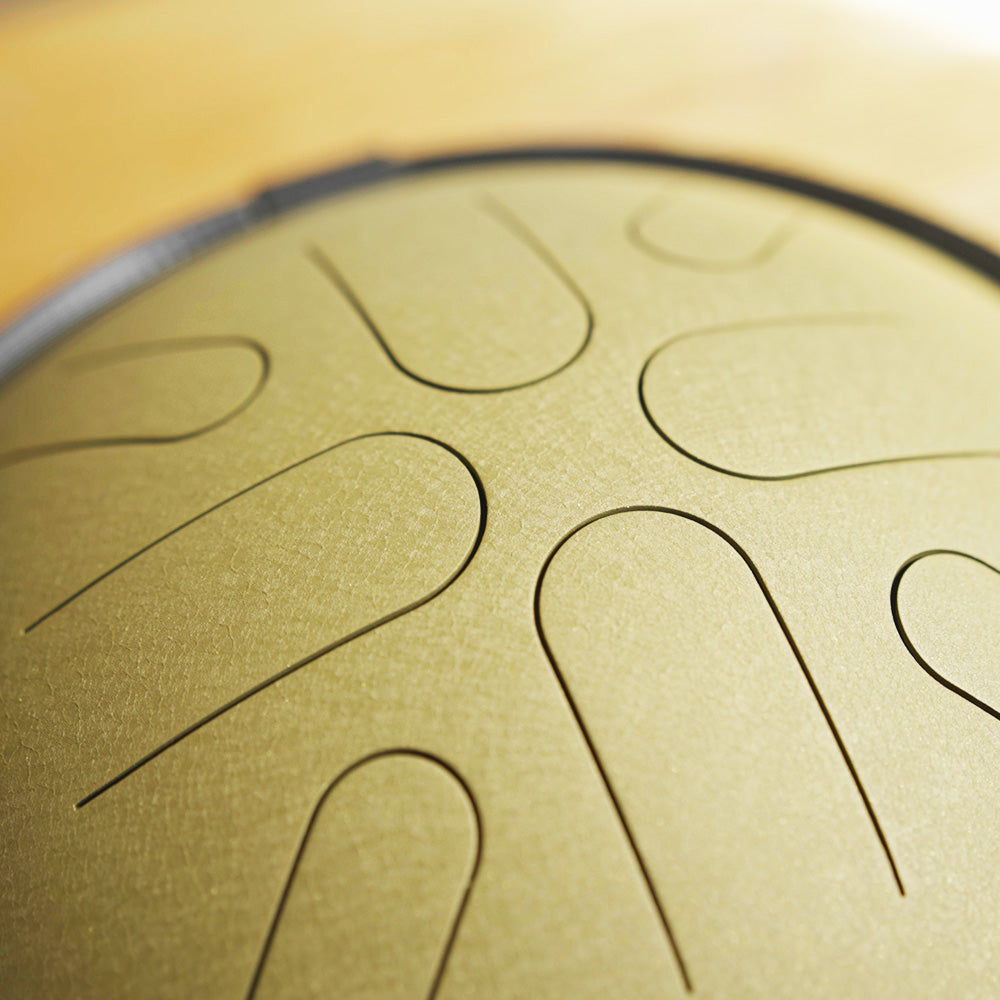 STEEL DRUM 8 NOTAS 10 PULGADAS - DORADO