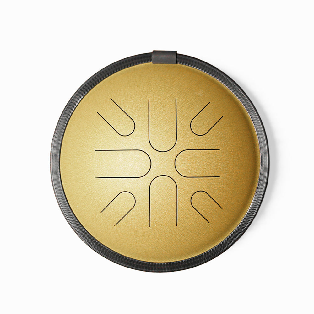 STEEL DRUM 8 NOTAS 10 PULGADAS - DORADO